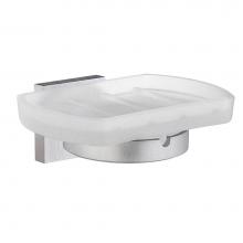 Smedbo RS342 - House Soap Dish Frstd Glass Bc