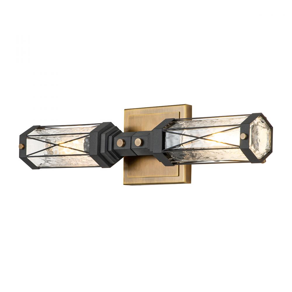 Abbey 2 Light Wall Vanity Sconce