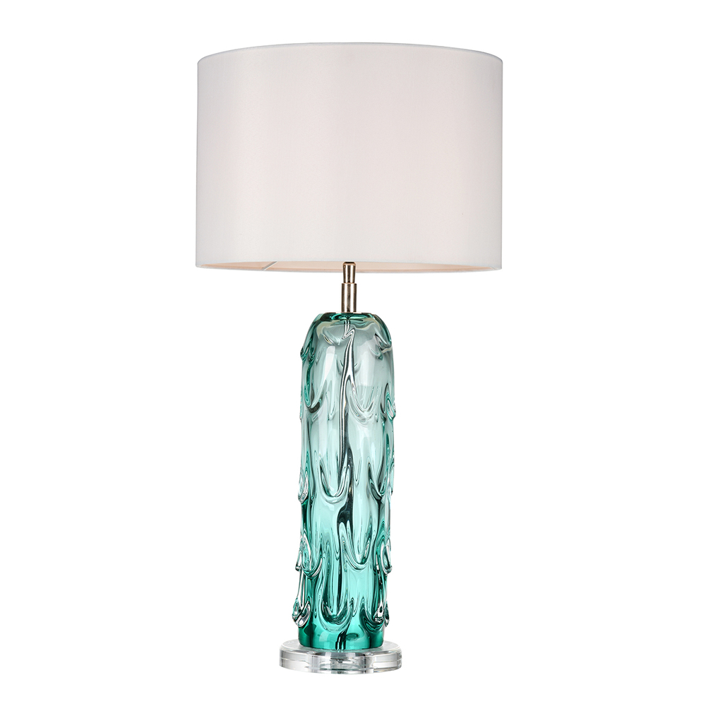 Pontchartrain Water Fall Inspired Blue Buffet Table Lamp By Lucas McKearn