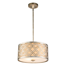 Lucas McKearn GN/LEMURIA/P/M - Lemuria Medium 2-Light  Pendant/semi flush in Warm Distressed Gold