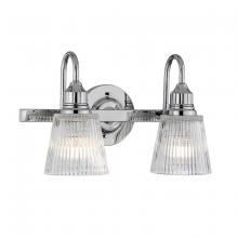 Lucas McKearn BB-ADDISON2-PC - Addison 2 Light Bath Light in Polished Chrome