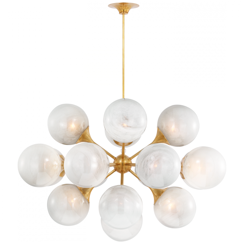 Cristol 40&#34; Chandelier