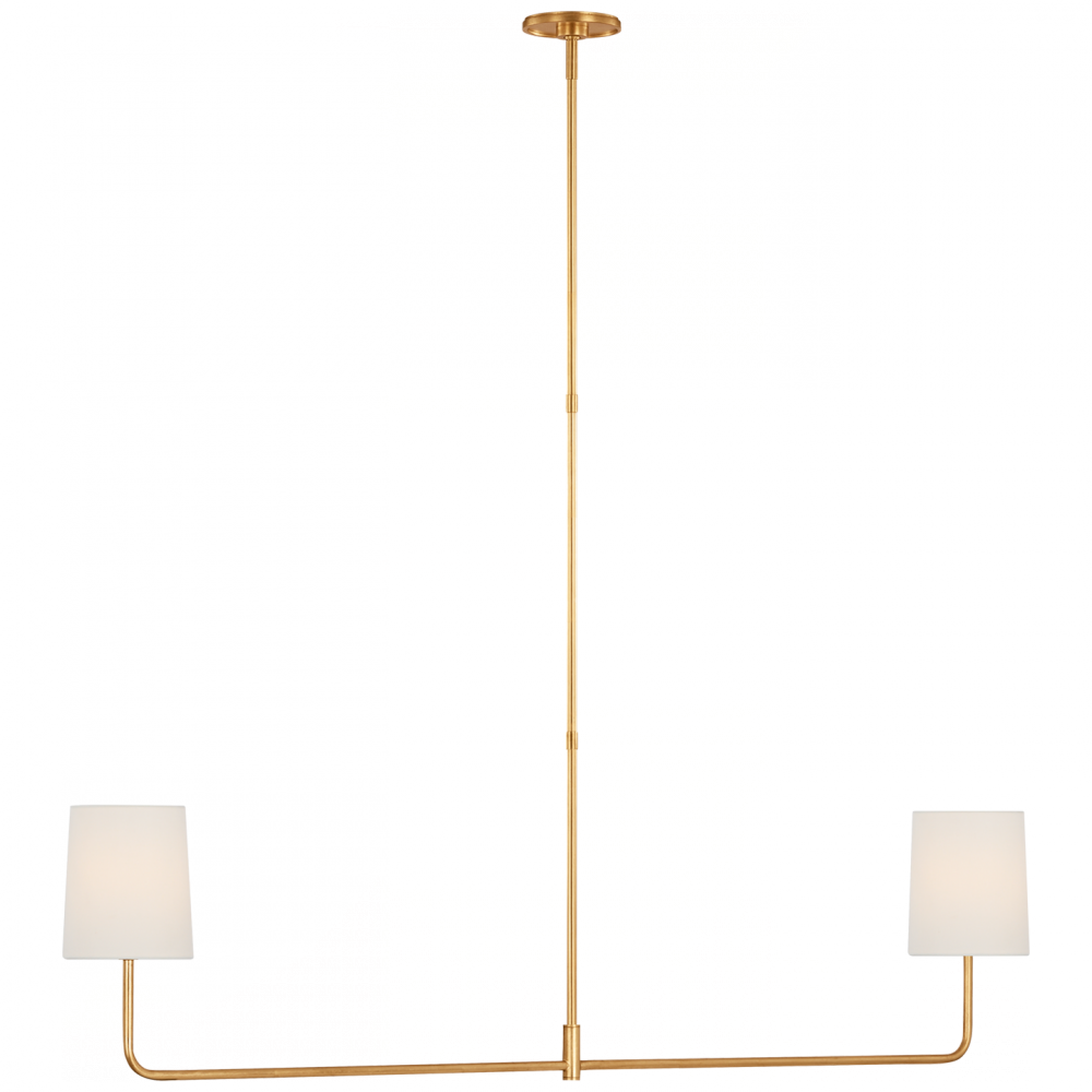 Go Lightly 54&#34; Two Light Linear Chandelier