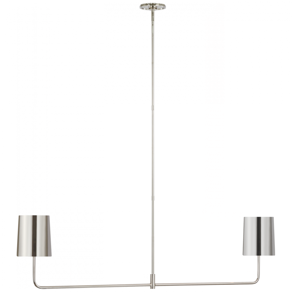 Go Lightly 54&#34; Two Light Linear Chandelier