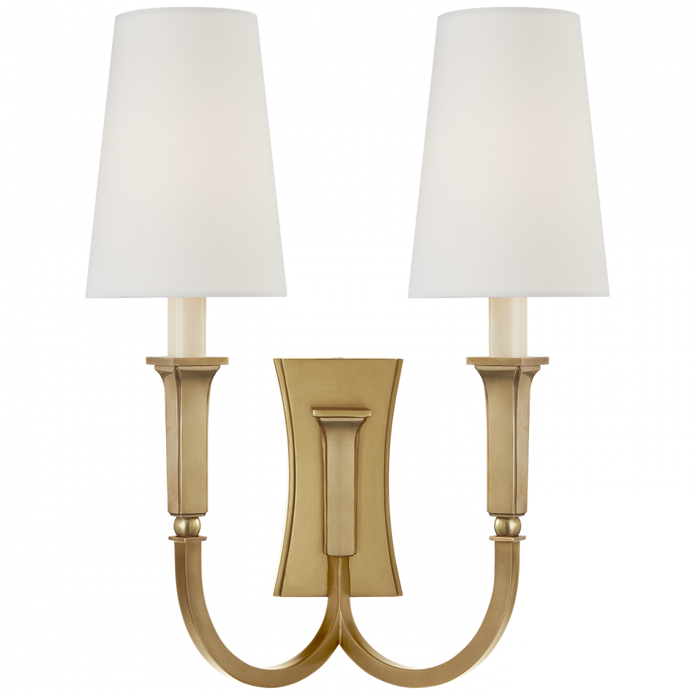 Delphia Large Double Arm Sconce