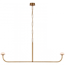 Visual Comfort & Co. Signature Collection RL KW 5625AB-ALB - Pedra 56" Linear Chandelier
