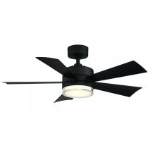 Modern Forms US - Fans Only FR-W1801-52L-MB - Wynd Downrod Ceiling Fan