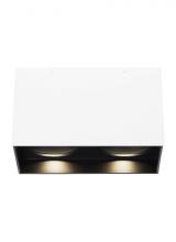 Visual Comfort & Co. Modern Collection 700FMEXOD630WW-LED927 - Exo 6 Dual Flush Mount