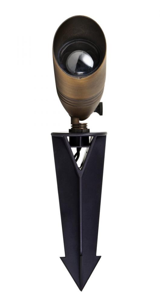 Outdoor Cast Brass Spot Light 3&#34;w X 8.5&#34;h