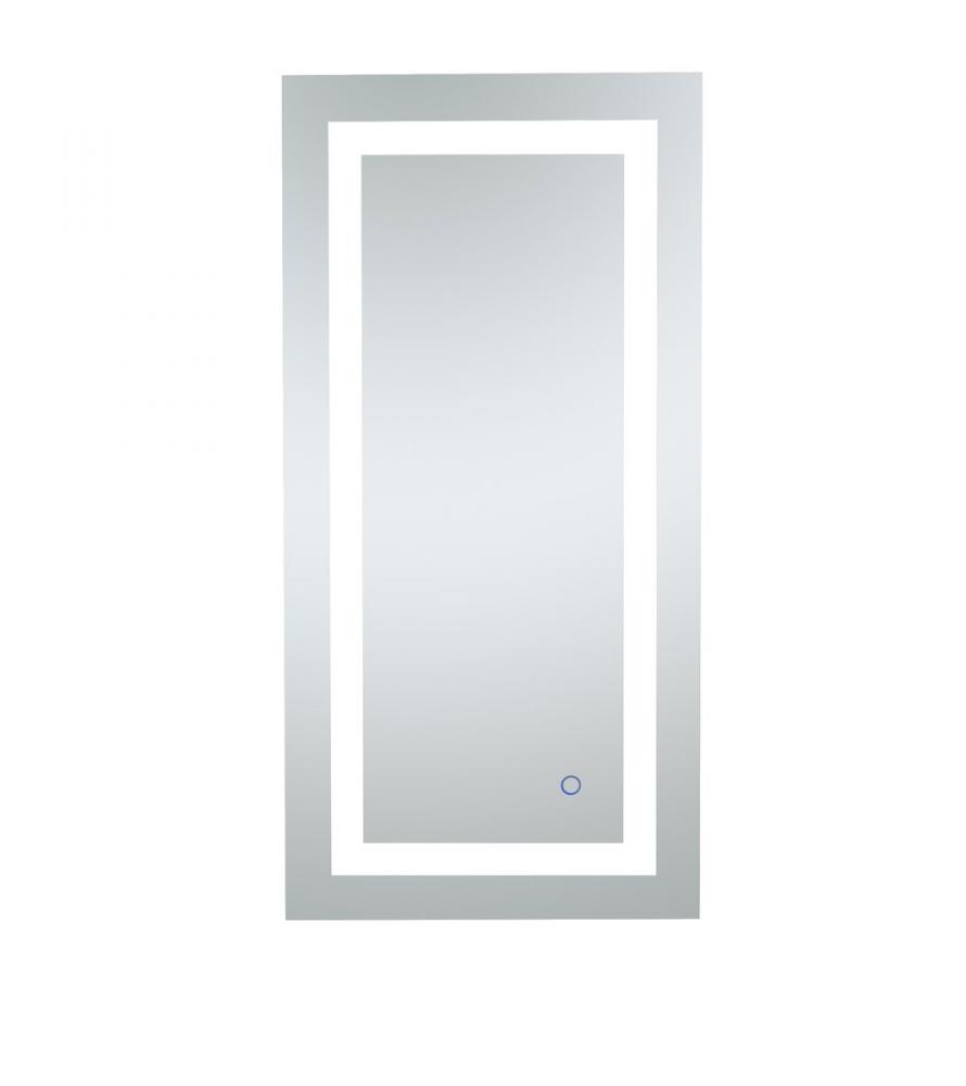 Helios 18inx36in Hardwired LED mirror with touch sensor and color changing temperature