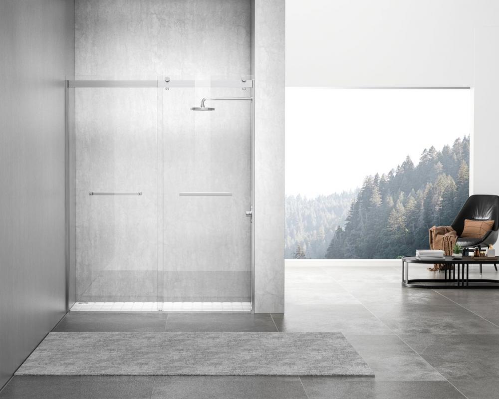 Frameless Shower Door 60x76 Polished Chrome