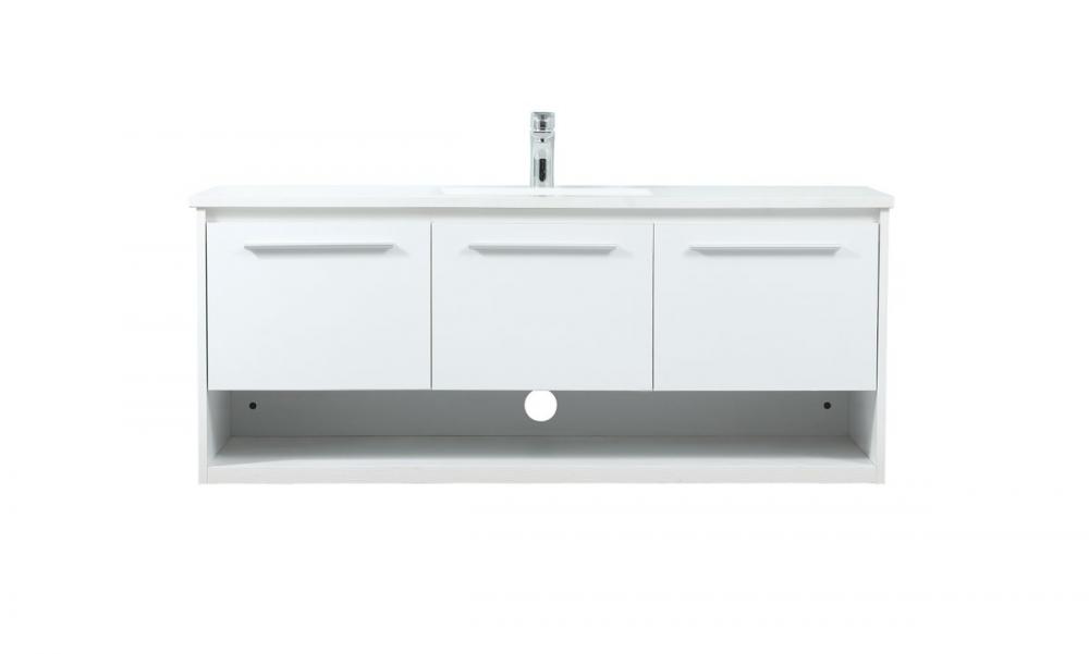 48 Inch Single Bathroom Vanity in White