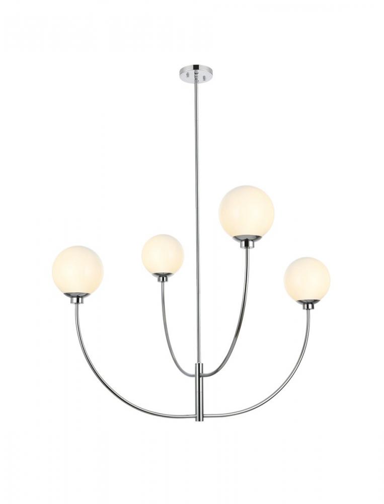Nyomi 42 Inch Chandelier in Chrome