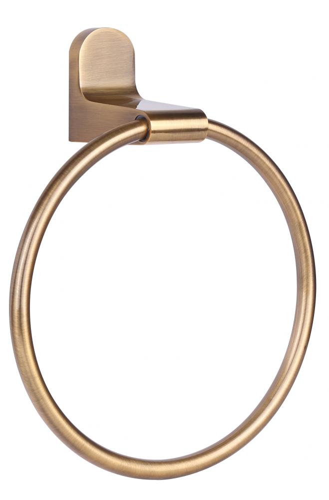 Bath Accessories, LYLA, BA105A06GD, Towel Ring, 6.75&#34; W x 7.375&#34; H x 3.25&#34; D