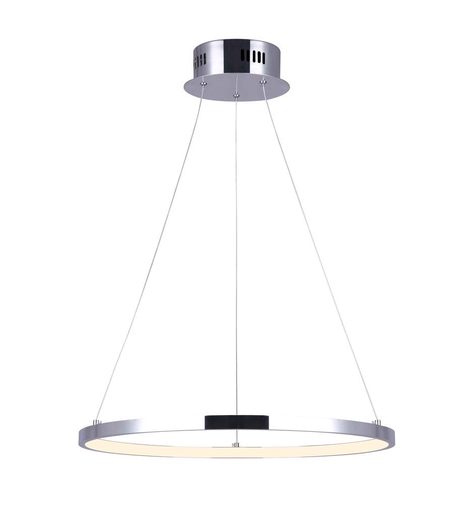 LEXIE, 20.5&#34; Wide Cord LED Chandelier, Acrylic, 21W LED (Int.), Dimmable, 1189.4