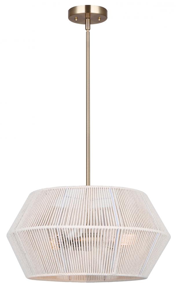 WILLOW, ICH1120A04GD18, 4 Lt 17.75&#34; Width Rod Chandelier, 60W Type A, 17.75&#34; W x 17.5 - 59.5