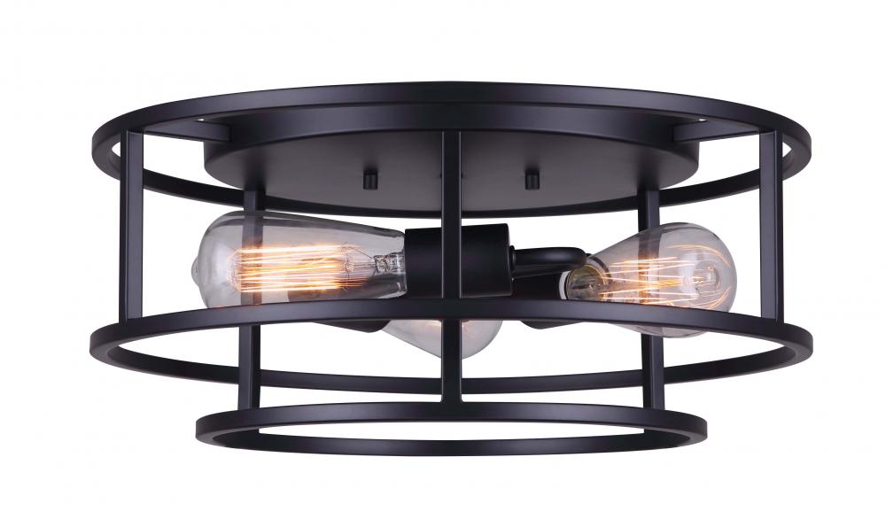 LUCA, MBK Color, 3 Lt Flush Mount, 60W Type A, 15.75&#34; W x 7&#34; H, Eash Connect Inc.