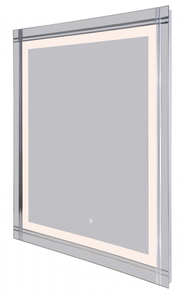 LED Mirror, LR8D01A3642D, 36&#34; W x 42&#34; H, Touch Button, 65W, Adjustable 3000K 6000K, 80 CRI