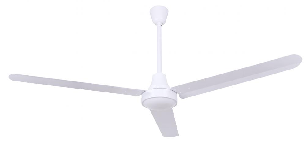 60&#34; White High-Performance DC Industrial Fan