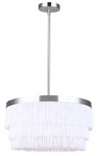 Canarm ICH2024B03BN18 - SYREN, ICH2024B03BN18, 3 Lt 18" Width Rod Chandelier, 60W Type A, 18" W x 13.5 - 61.5" H