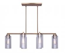 Canarm ICH671B06GD - JETT 6 Light Chandelier