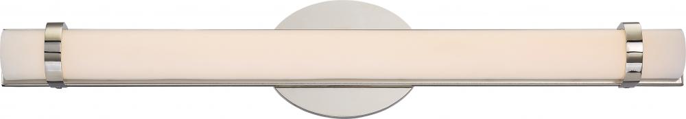 Slice - 24&#34; LED Wall Scone - Polished Nickel Finish