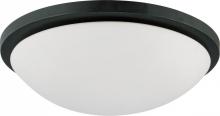 Nuvo 60/2948 - 4-Light Dome Flush Mount Lighting Fixture in Aged Bronze Finish with White Glass and (4) 13W GU24