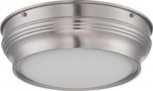 Nuvo 62/531 - Lark - LED Flush Fixture with Satin White Glass