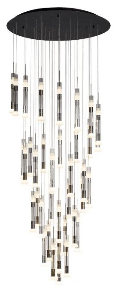 Beam Multi-Tier Round Chandelier