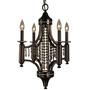 Four Light Chandelier from the Princessa Collection