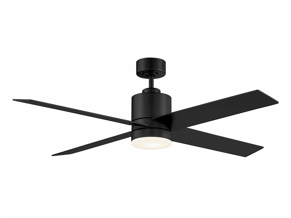 52&#34; LED Ceiling Fan in Matte Black