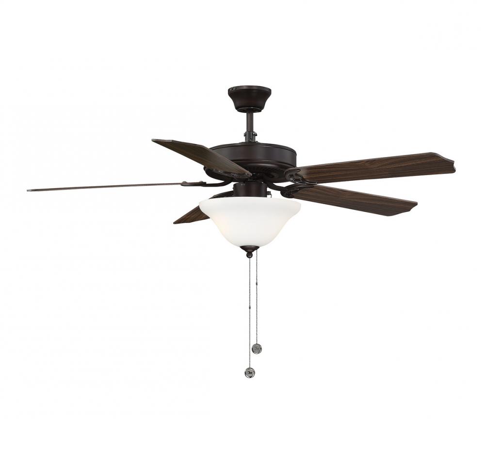 52&#34; 2-Light Ceiling Fan in Oil Rubbed Bronze