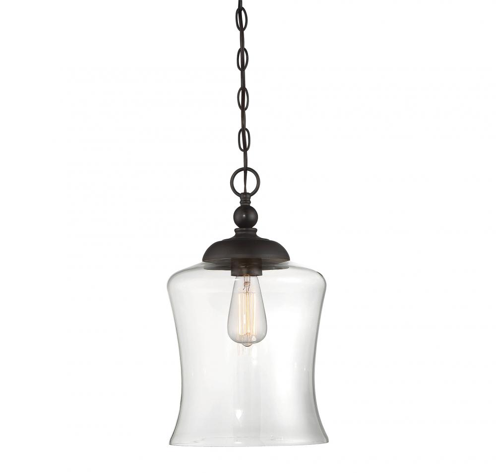 1-Light Mini Pendant in Oil Rubbed Bronze