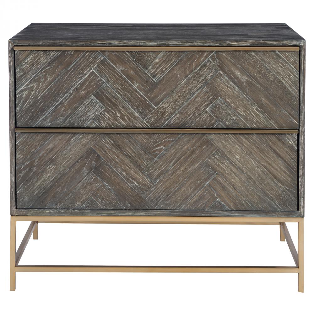 Armistead Dark Walnut Drawer Chest