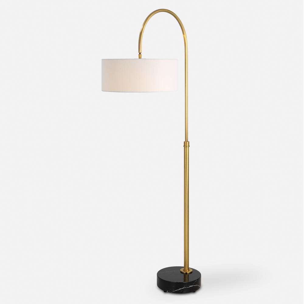 Uttermost Huxford Brass Arch Floor Lamp