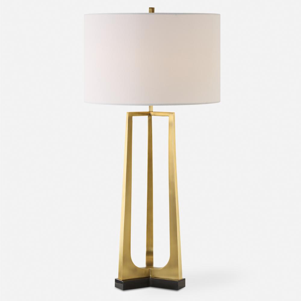 Uttermost Crossroads Brass Table Lamp