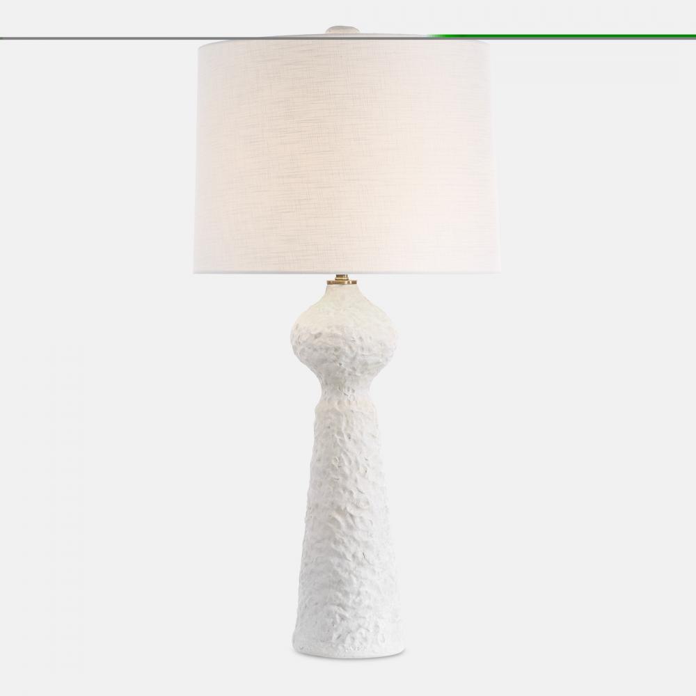 Uttermost Sonata Textured White Table Lamp