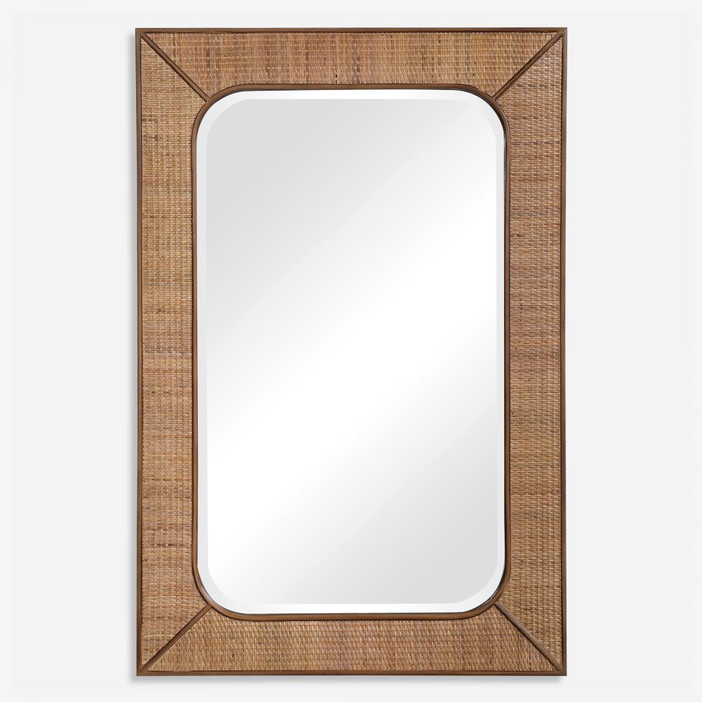 Tahiti Rattan Mirror