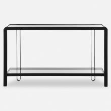 Uttermost 24233 - Shadow Black Iron Console Table