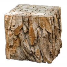 Uttermost 25592 - Teak Root Bunching Cube