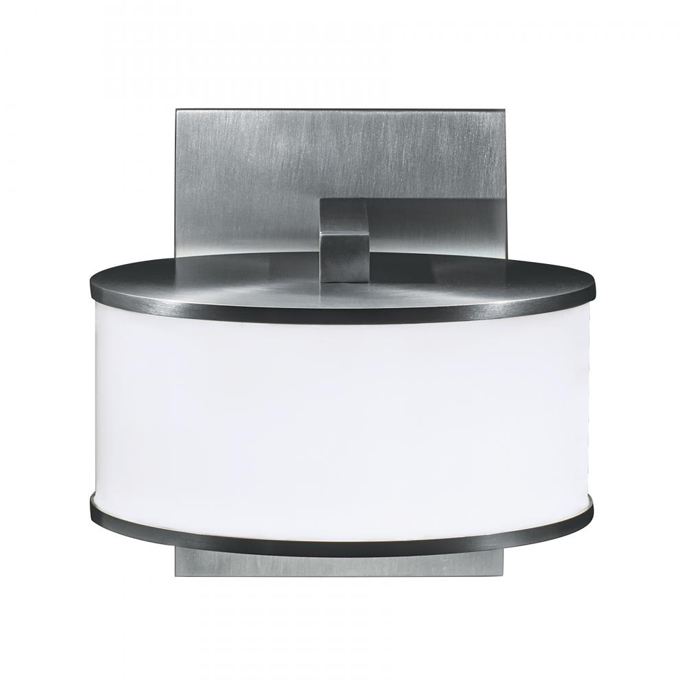 Timbale 7&#39;&#39; High Integrated LED Sconce - Brushed Aluminum