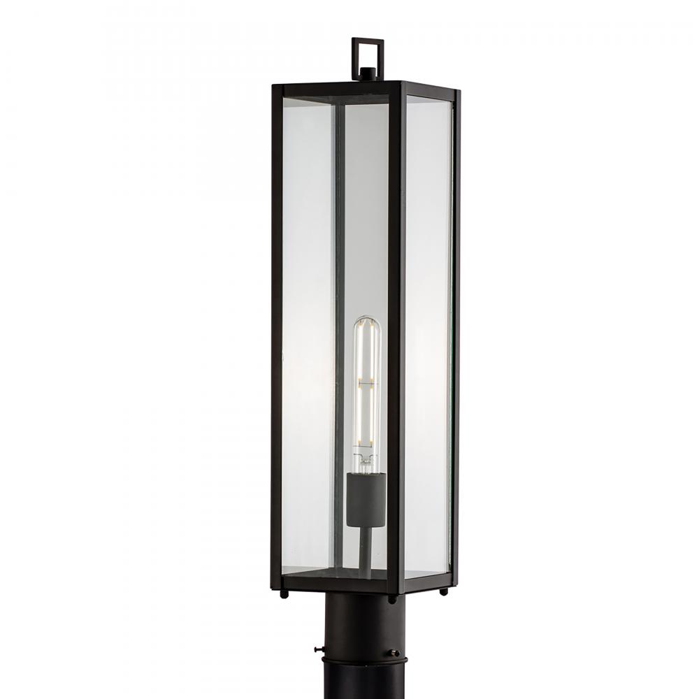 Capture 24.5&#39;&#39; High 1-Light Outdoor Post Light - Matte Black