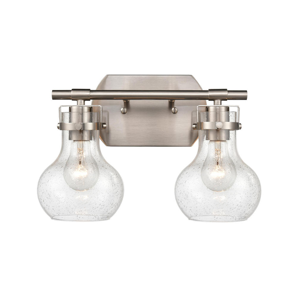 Salamanca 15.5&#39;&#39; Wide 2-Light Vanity Light - Satin Nickel