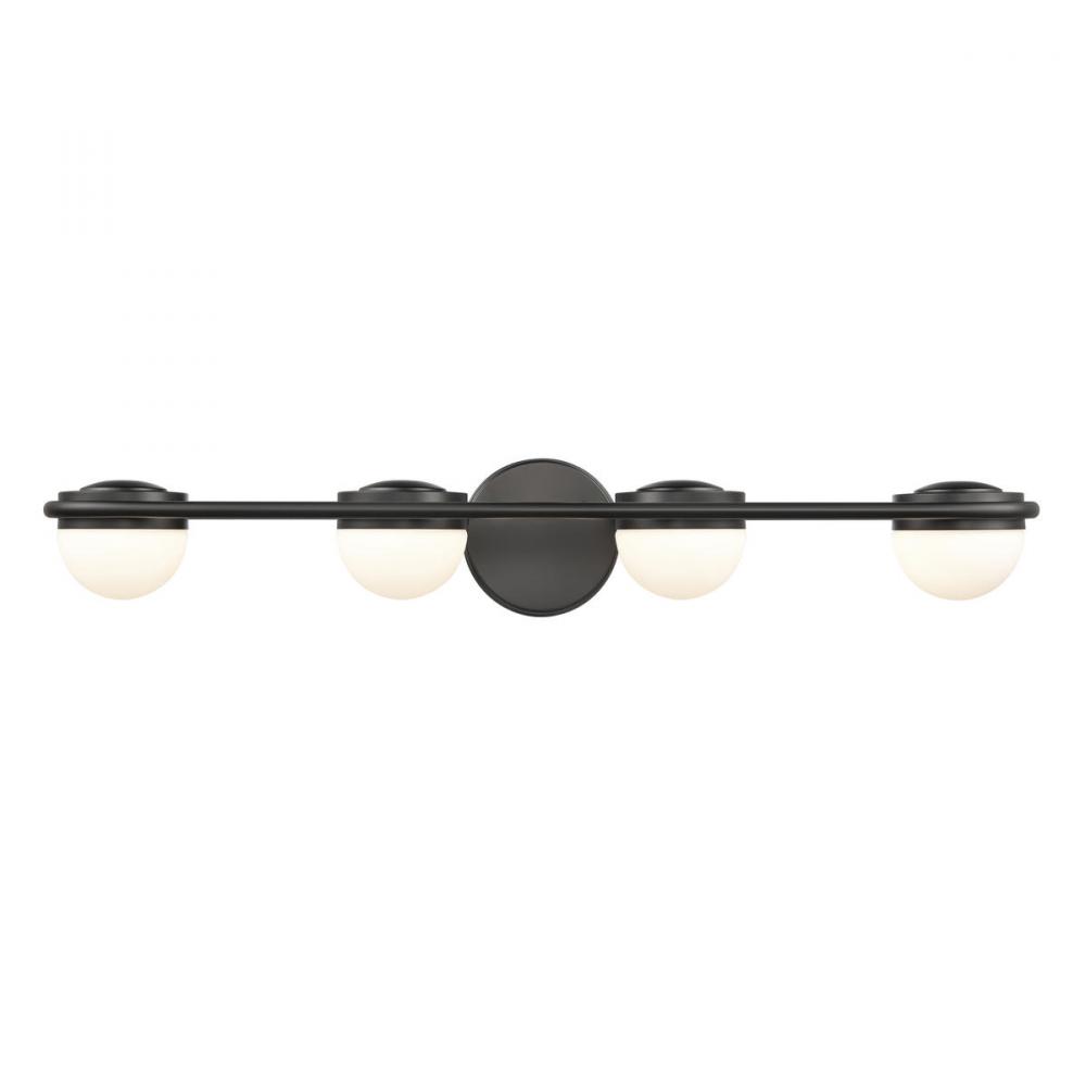 Nelly 31&#39;&#39; Wide 4-Light Vanity Light - Matte Black