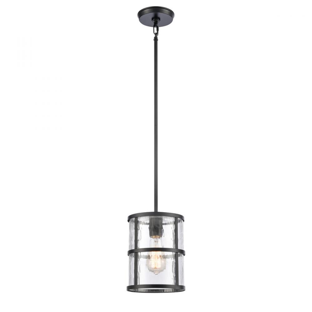 Solace 7&#39;&#39; Wide 1-Light Mini Pendant - Matte Black