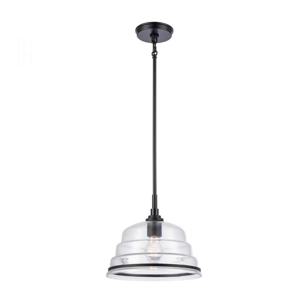 Boyer 11&#39;&#39; Wide 1-Light Pendant - Matte Black