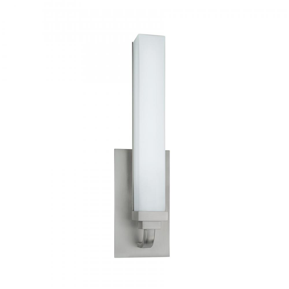 Tetris 16&#39;&#39; High Integrated LED Sconce - Brushed Nickel