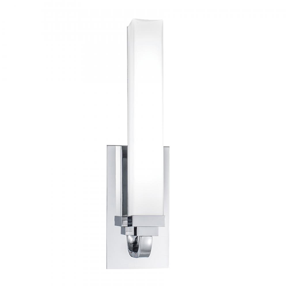 Tetris 16&#39;&#39; High Integrated LED Sconce - Chrome