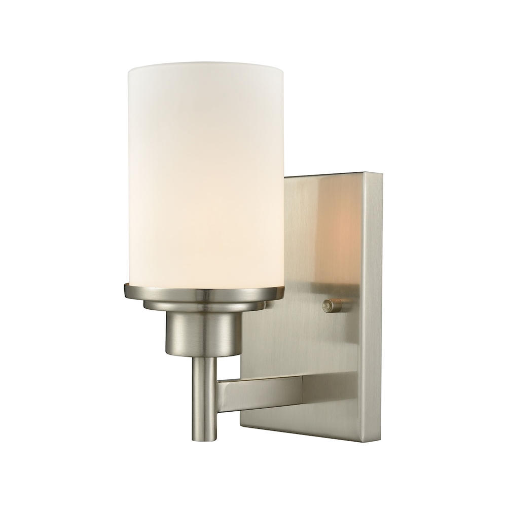 Thomas - Belmar 9&#39;&#39; High 1-Light Sconce - Brushed Nickel