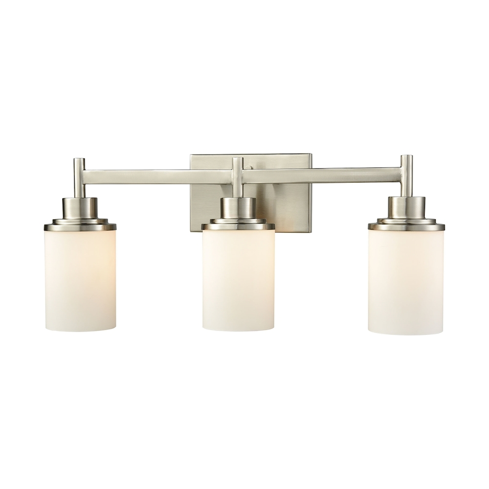 Thomas - Belmar 22&#39;&#39; Wide 3-Light Vanity Light - Brushed Nickel